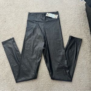 Boohoo leather leggings